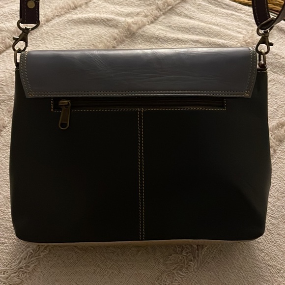 Folklore Couture Crossbody bag- Genuine Leather-Leopard- Clutch - Picture 6 of 11